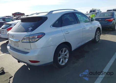 2010 Lexus Rx 350 from USA, damaged, VIN 2T2BK1BA2AC068978